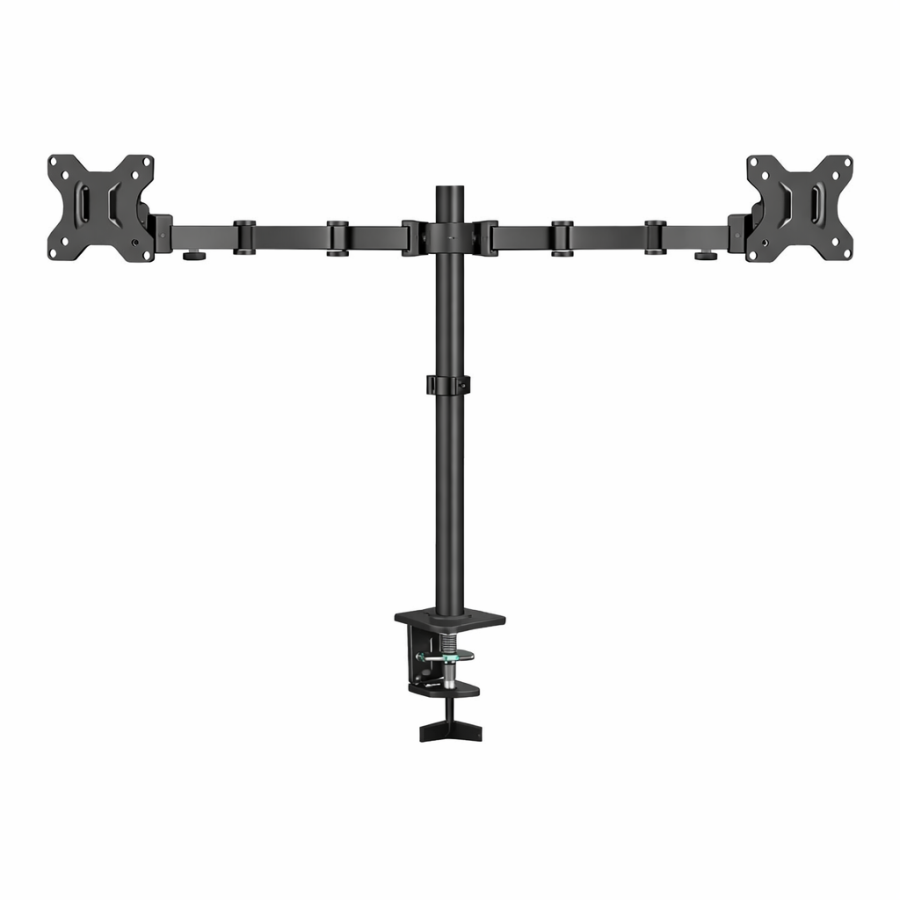 Soporte p_Monitor C_Tubo Movil y Doble Brazo Extensible